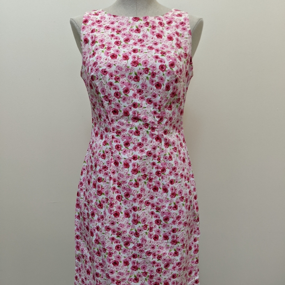 CDC Women Floral Midi Dress Retro
